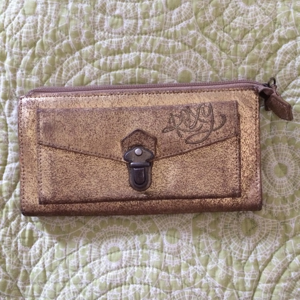 Final Sale Price! Gold Roxy Wallet